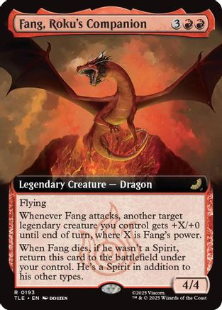Fang, Roku's Companion (Extended Art) (TLE-193) - Avatar: The Last Airbender: Eternal-Legal
