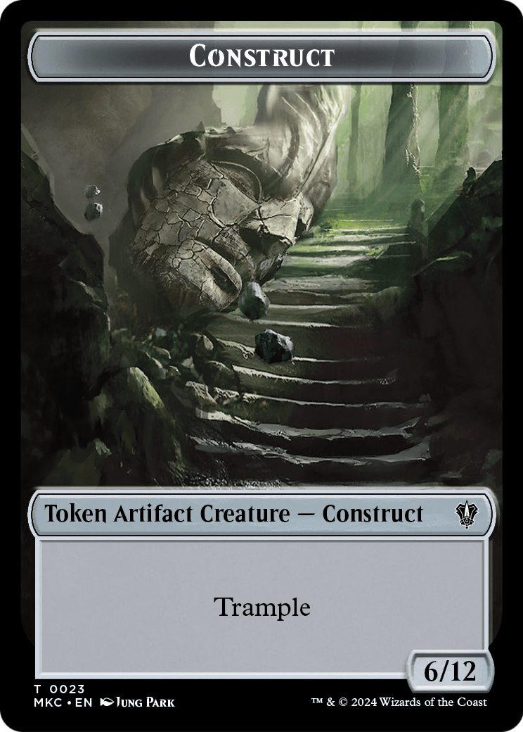 Construct (TMKC-023) - Murders at Karlov Manor Commander Tokens Foil