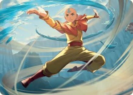 Aang, Swift Savior Art Card (ASTLA-020) - Art Series: Avatar: The Last Airbender
