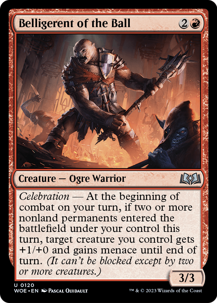 Belligerent of the Ball (WOE-120) - Wilds of Eldraine Foil