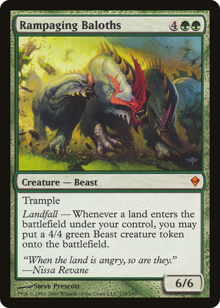 Rampaging Baloths (ZEN-178) - Zendikar Foil