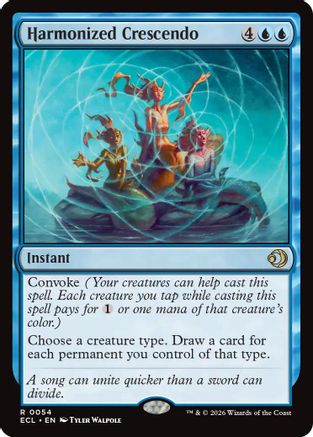 Harmonized Crescendo (ECL-054) - Lorwyn Eclipsed Foil