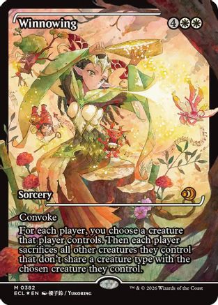 Winnowing (Showcase) (ECL-382) - Lorwyn Eclipsed Foil