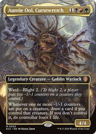 Auntie Ool, Cursewretch (Borderless) (ECC-002) - Commander: Lorwyn Eclipsed Foil
