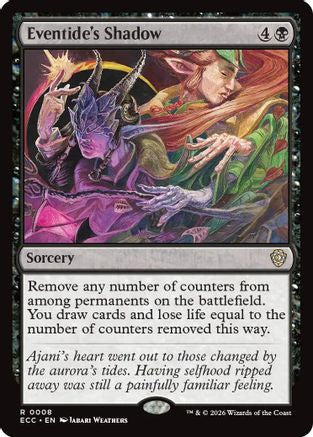 Eventide's Shadow (ECC-008) - Commander: Lorwyn Eclipsed