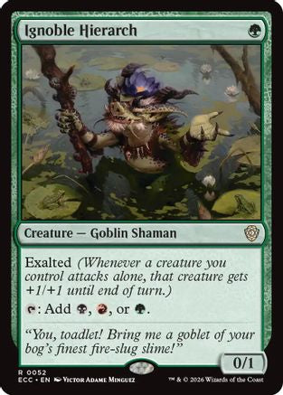 Ignoble Hierarch (ECC-052) - Commander: Lorwyn Eclipsed