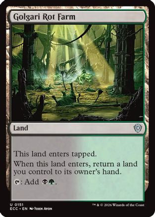 Golgari Rot Farm (ECC-151) - Commander: Lorwyn Eclipsed