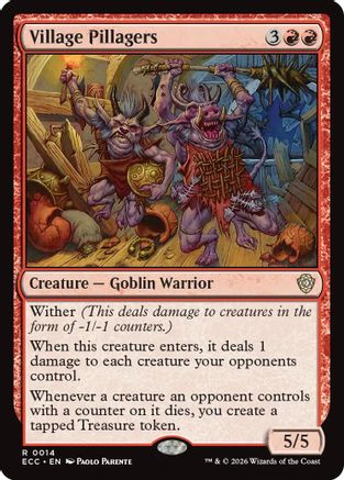 Village Pillagers (ECC-014) - Commander: Lorwyn Eclipsed