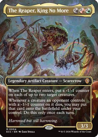 The Reaper, King No More (Borderless) (ECC-004) - Commander: Lorwyn Eclipsed Foil