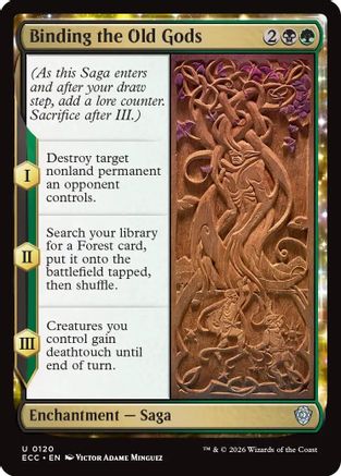 Binding the Old Gods (ECC-120) - Commander: Lorwyn Eclipsed