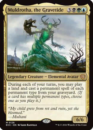 Muldrotha, the Gravetide (ECC-128) - Commander: Lorwyn Eclipsed