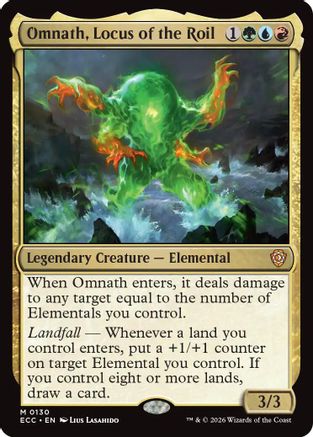 Omnath, Locus of the Roil (ECC-130) - Commander: Lorwyn Eclipsed