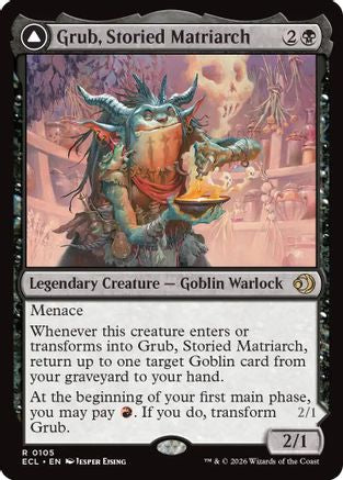 Grub, Storied Matriarch (ECL-105) - Lorwyn Eclipsed Foil