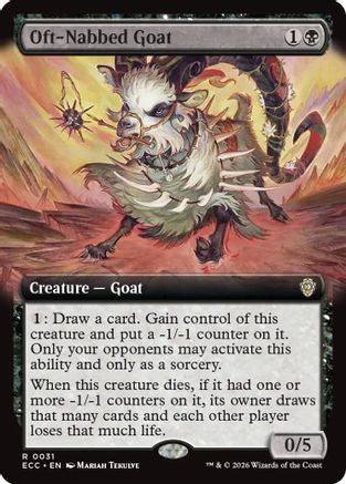 Oft-Nabbed Goat (Extended Art) (ECC-031) - Commander: Lorwyn Eclipsed