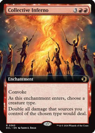 Collective Inferno (Extended Art) (ECL-363) - Lorwyn Eclipsed Foil