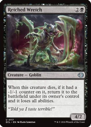 Retched Wretch (ECL-117) - Lorwyn Eclipsed