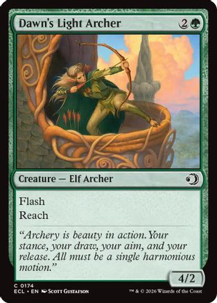 Dawn's Light Archer (ECL-174) - Lorwyn Eclipsed Foil
