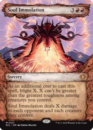 Soul Immolation (Showcase) (ECL-321) - Lorwyn Eclipsed