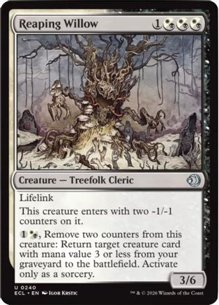 Reaping Willow (ECL-240) - Lorwyn Eclipsed