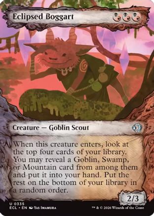 Eclipsed Boggart (Showcase) (ECL-335) - Lorwyn Eclipsed