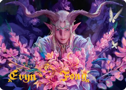 Dawnhand Eulogist Art Card (Gold-Stamped Signature) (ASECL-014) - Art Series: Lorwyn Eclipsed