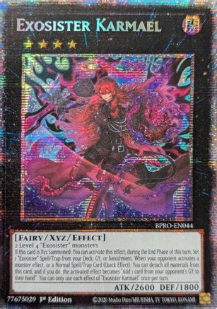 Exosister Karmael (Starlight Rare) (BPRO-EN044) - Burst Protocol 1st Edition