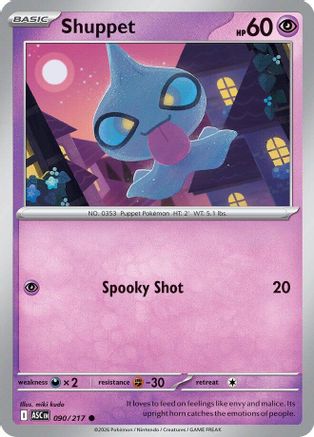 Shuppet 090 ME Ascended Heroes - Common