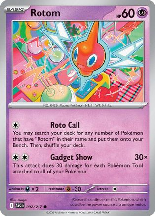Rotom 092 ME Ascended Heroes - Common
