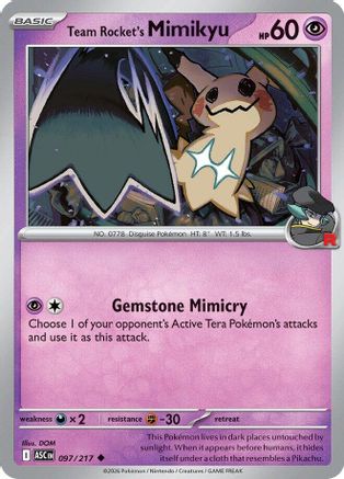 Team Rocket's Mimikyu 097/217 ME Ascended Heroes - Uncommon
