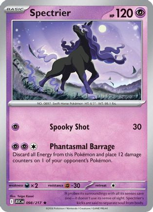 Spectrier 098 - Reverse Holofoil ME Ascended Heroes - Rare