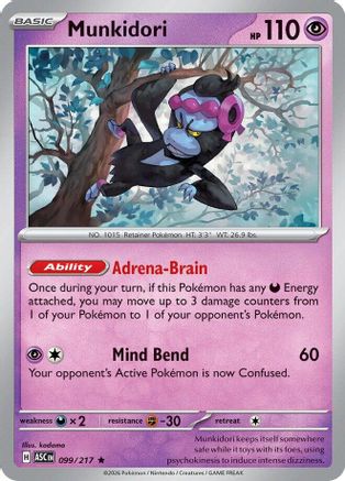 Munkidori 099 - Reverse Holofoil ME Ascended Heroes - Rare