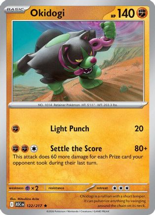 Okidogi 122 - Reverse Holofoil ME Ascended Heroes - Rare