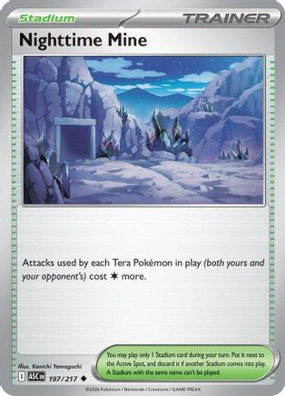 Nighttime Mine 197 - Reverse Holofoil ME Ascended Heroes - Uncommon