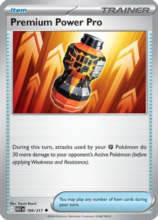 Premium Power Pro 199 - Reverse Holofoil ME Ascended Heroes - Uncommon