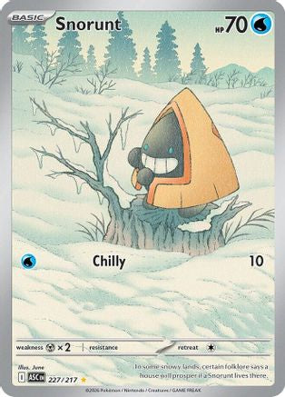 Snorunt 227/217 - Holofoil ME Ascended Heroes - Illustration Rare