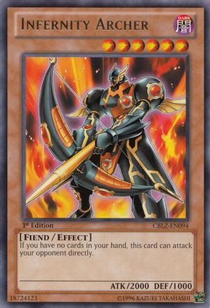Infernity Archer (CBLZ-EN094) - Cosmo Blazer 1st Edition