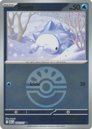Snom (Friend Ball) 052 - Reverse Holofoil ME Ascended Heroes - Common