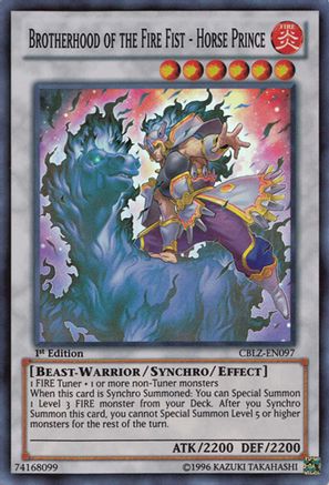 Brotherhood of the Fire Fist - Horse Prince (CBLZ-EN097) - Cosmo Blazer 1st Edition