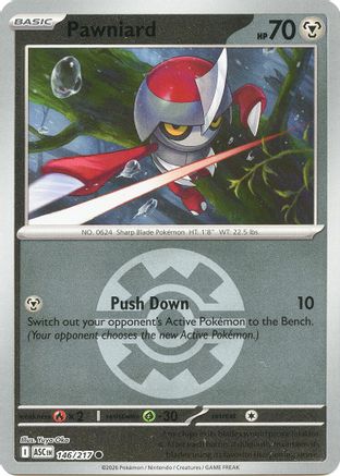 Pawniard (Quick Ball) 146 - Reverse Holofoil ME Ascended Heroes - Common