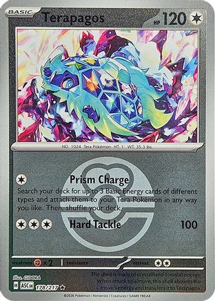 Terapagos (Love Ball) 178 - Reverse Holofoil ME Ascended Heroes - Rare