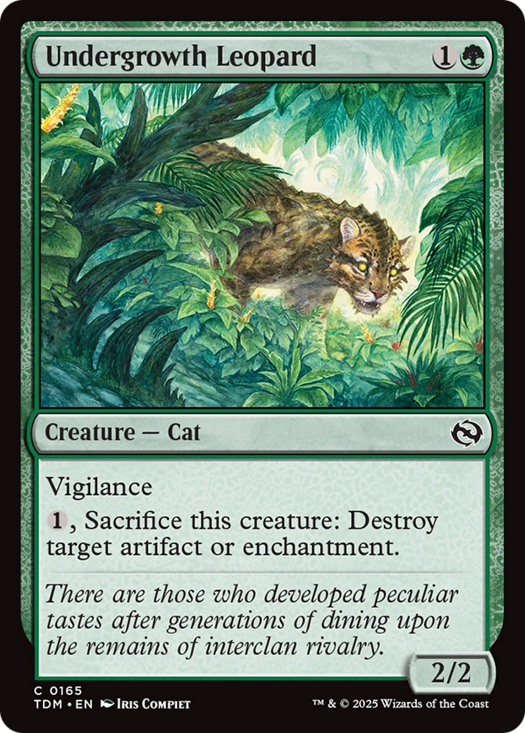 Undergrowth Leopard (TDM-165) - Tarkir: Dragonstorm