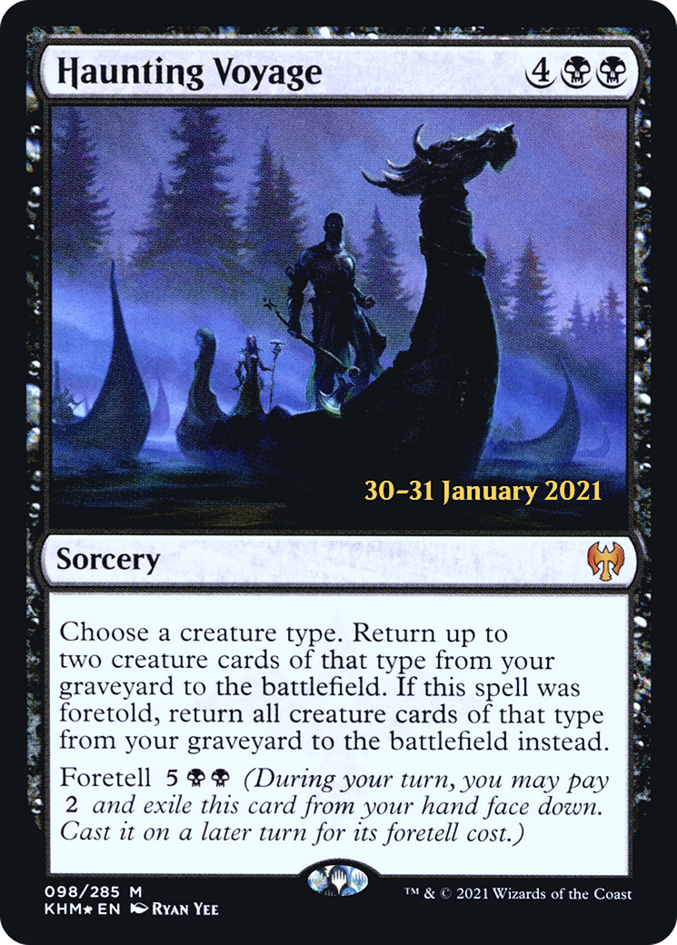 Haunting Voyage (PRE-098) - Kaldheim Promos Foil