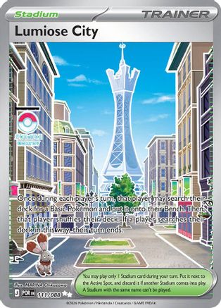 Lumiose City 111/088 - Holofoil ME03 Perfect Order - Ultra Rare
