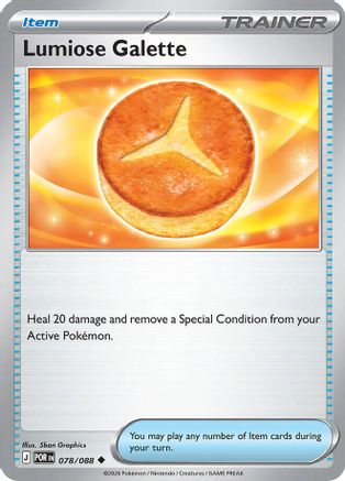 Lumiose Galette 078 - Reverse Holofoil ME03 Perfect Order - Uncommon