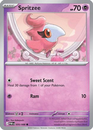Spritzee 035 - Reverse Holofoil ME03 Perfect Order - Common