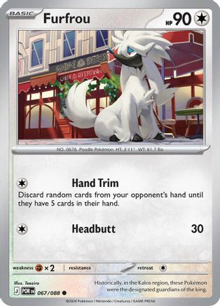 Furfrou 067 ME03 Perfect Order - Common