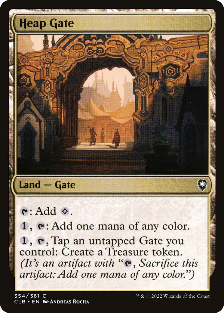Heap Gate (CLB-354) - Commander Legends: Battle for Baldur's Gate Foil