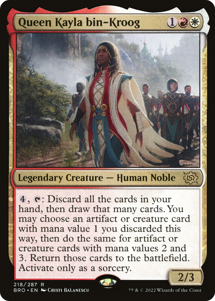 Queen Kayla bin-Kroog (BRO-218) - The Brothers' War