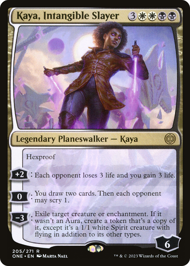 Kaya, Intangible Slayer (ONE-205) - Phyrexia: All Will Be One Foil