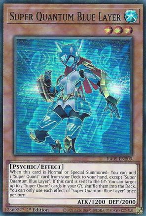 Super Quantum Blue Layer (RA05-EN009) - Rarity Collection 5 1st Edition